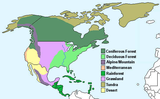 What are the different types of climates?