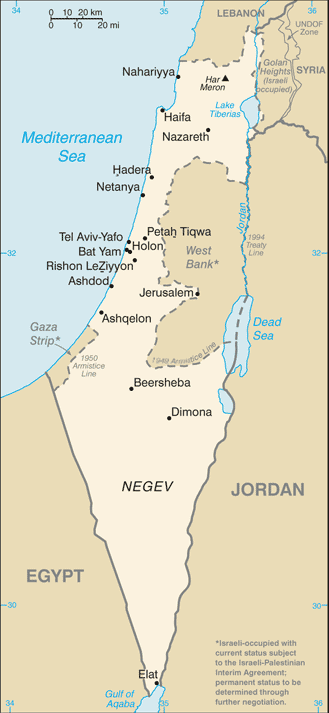 map of lebanon and jordan. Israel Map