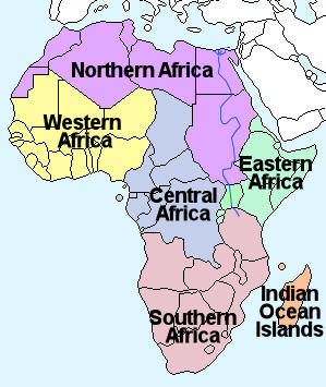 regions of Africa