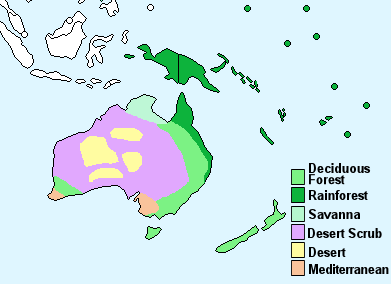 Australasia Climate