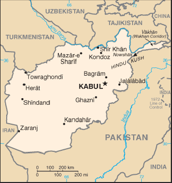 Afghanistan Map