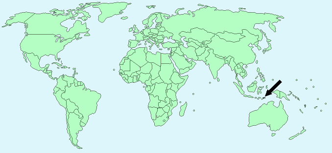 East Timor on World Map