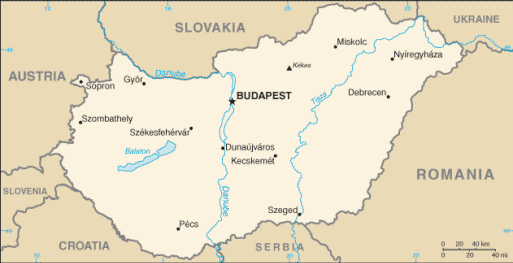 Hungary Map