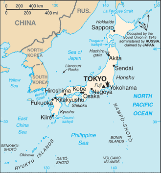 Map of Japan