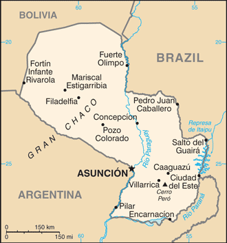 Paraguay Map