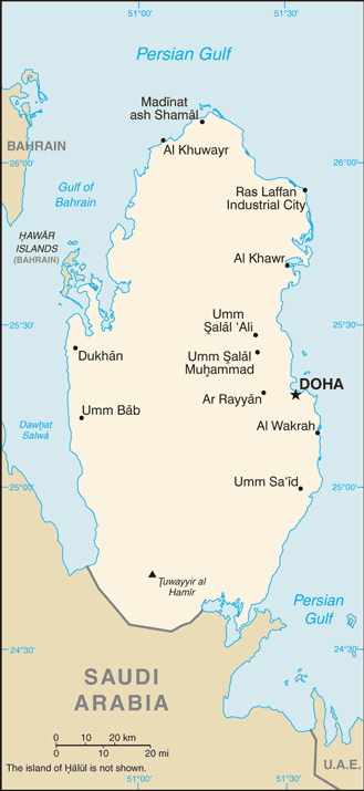 Qatar Map