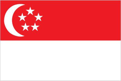 Flag of singapore