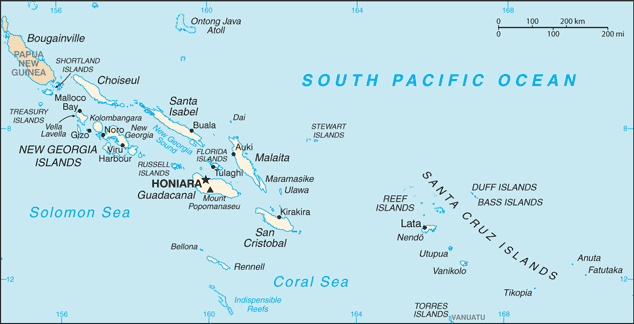 Papua New Guinea Map