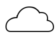 medium cloud symbol