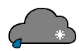 sleet symbol