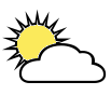 sunny intervals symbol